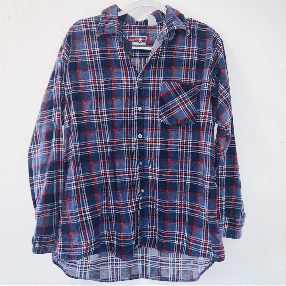 blue flannel